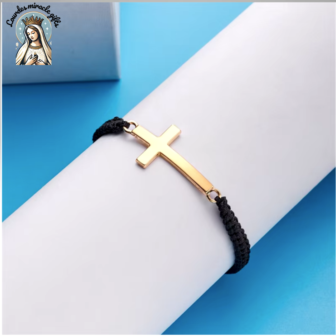Handmade Cross Braided Prayer Bracelet