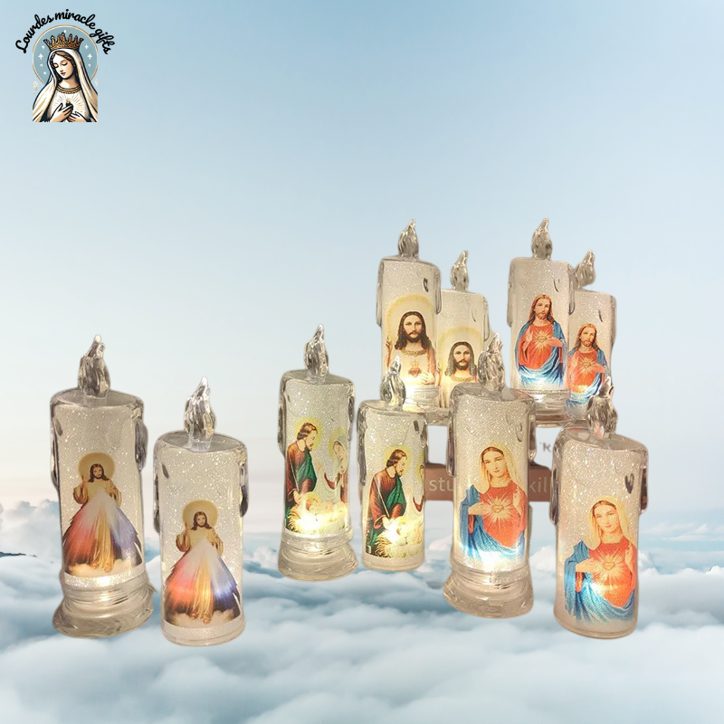 Jesus LED Prayer Candle