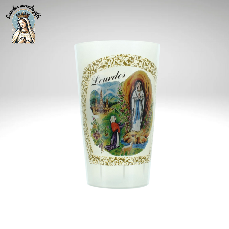 6 Cups LOURDES apparition