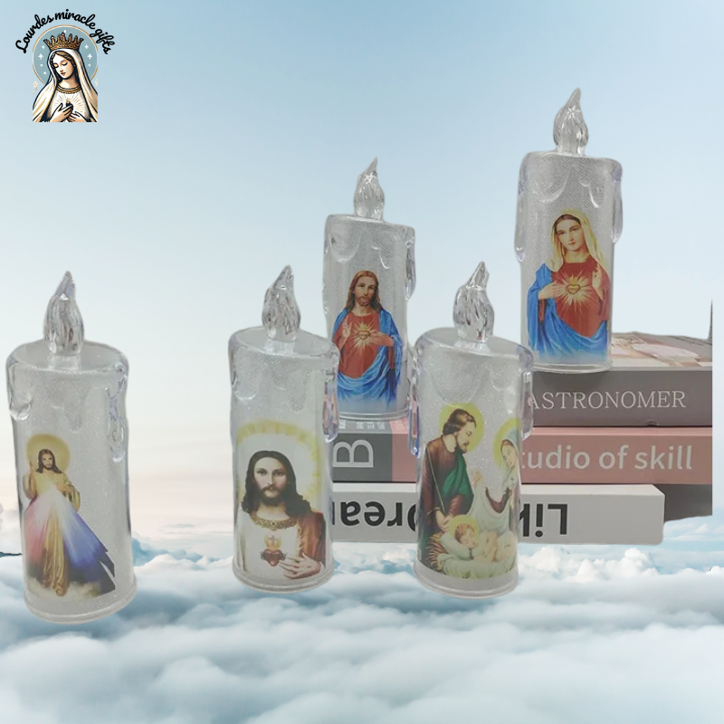 Jesus LED Prayer Candle