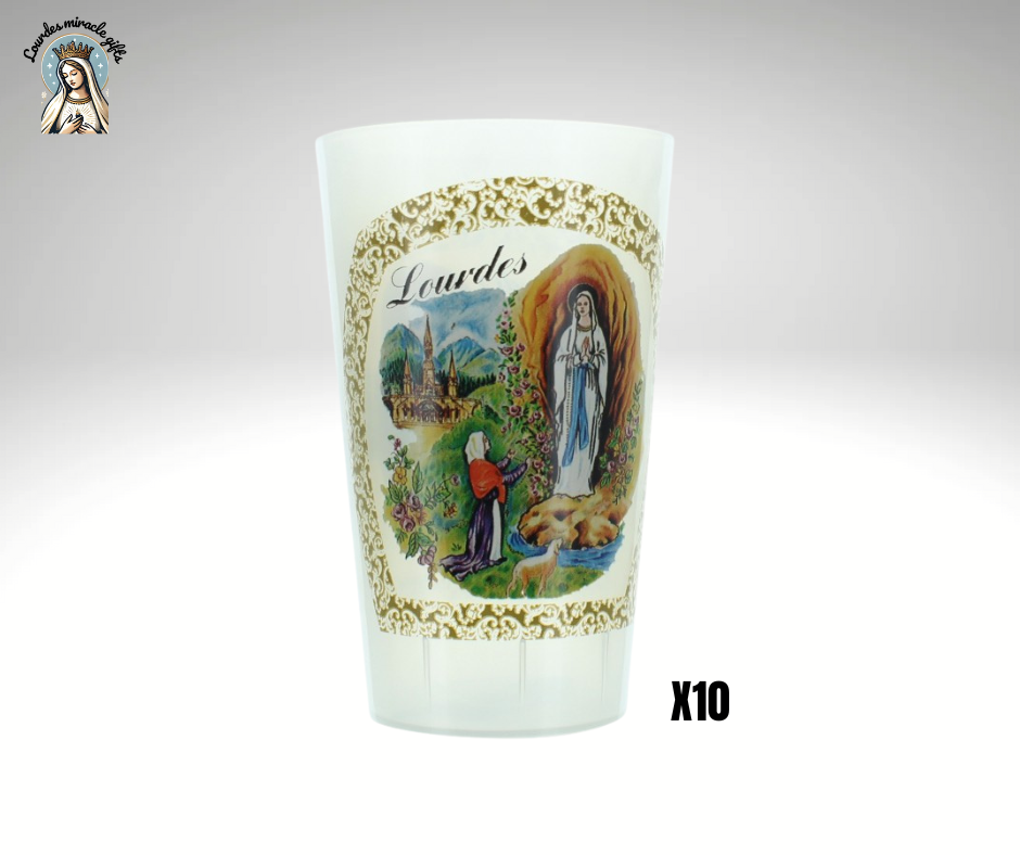 10 Cups LOURDES apparition