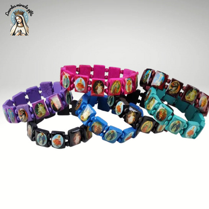 Wooden Rosary Bracelet