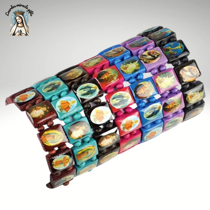 Wooden Rosary Bracelet