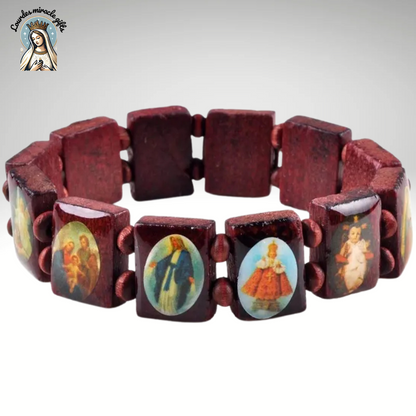 Wooden Rosary Bracelet