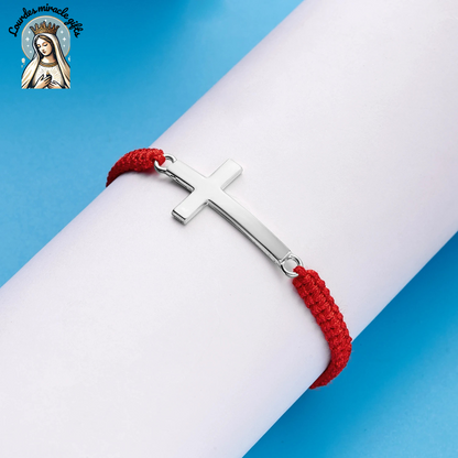 Handmade Cross Braided Prayer Bracelet
