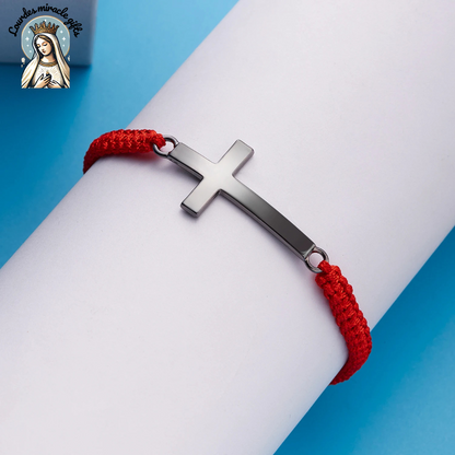 Handmade Cross Braided Prayer Bracelet