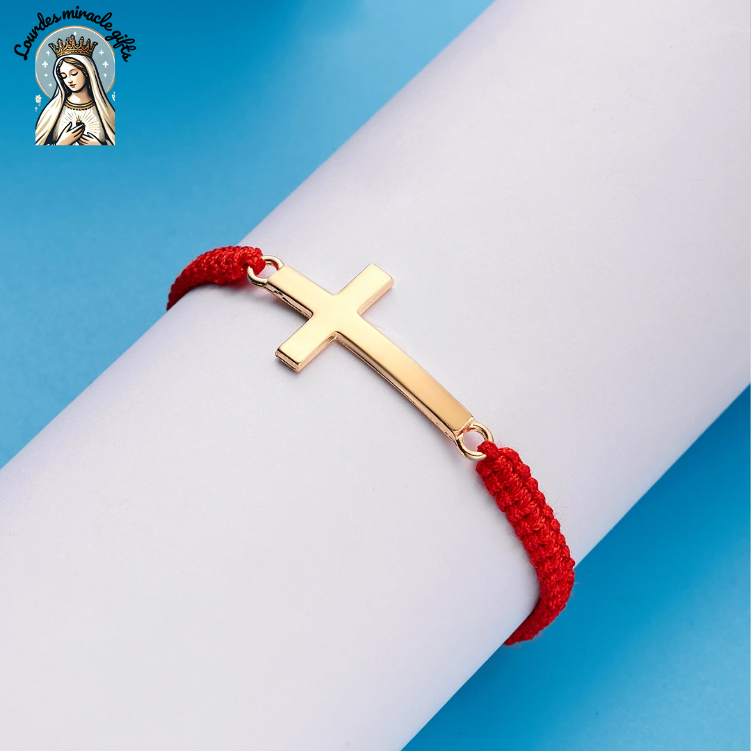 Handmade Cross Braided Prayer Bracelet