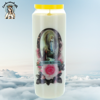 Lourdes Novena Candle – Prayer Intention + Personal Video