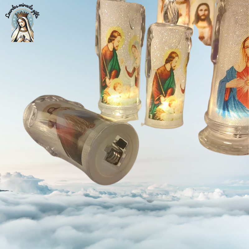 Jesus LED Prayer Candle