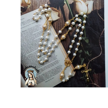 Blessed Five-Section Rosary Necklace