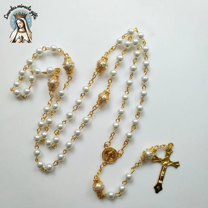 Blessed Five-Section Rosary Necklace