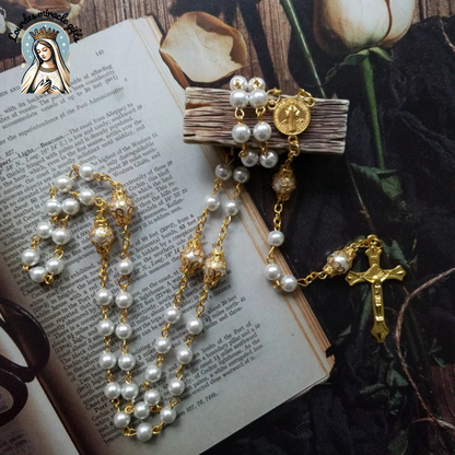Blessed Five-Section Rosary Necklace