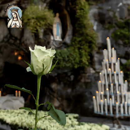 Send a Prayer & Rose to Lourdes – Personal Video Included
