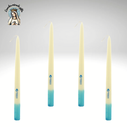 4 Lourdes Candles 35 cm in Display Box
