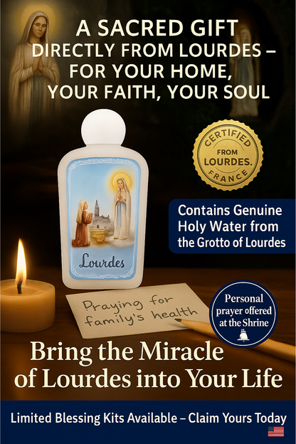 Set of x4 Bottles of 100 ml with Lourdes Water