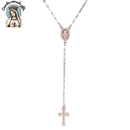 Grace & Glory™ – Virgin Mary & Cross Pendant Necklace