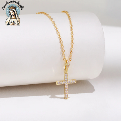 Radiant Cross™ – Crystal Zircon Pendant Necklace