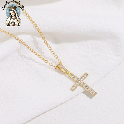 Radiant Cross™ – Crystal Zircon Pendant Necklace