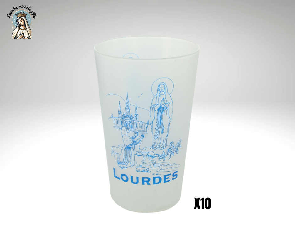 10 cups LOURDES miracles