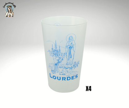 4 cups LOURDES miracles