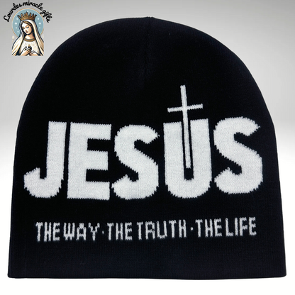JESUS Jacquard Beanie