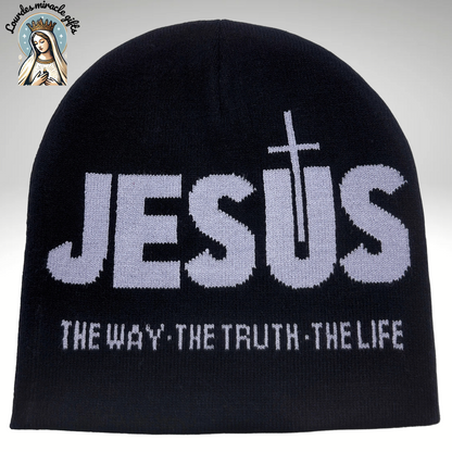 JESUS Jacquard Beanie