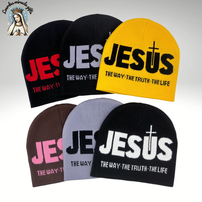 JESUS Jacquard Beanie