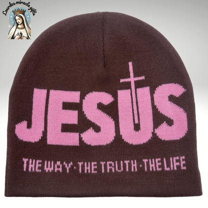 JESUS Jacquard Beanie