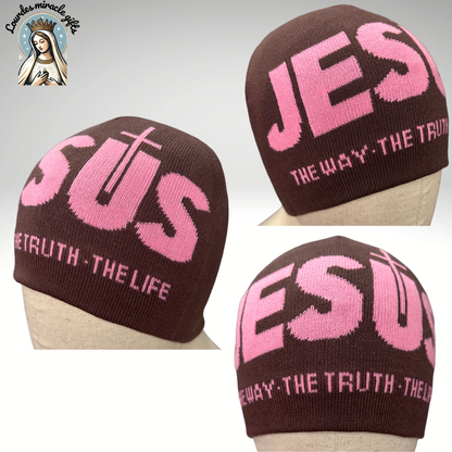 JESUS Jacquard Beanie