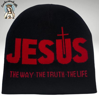 JESUS Jacquard Beanie
