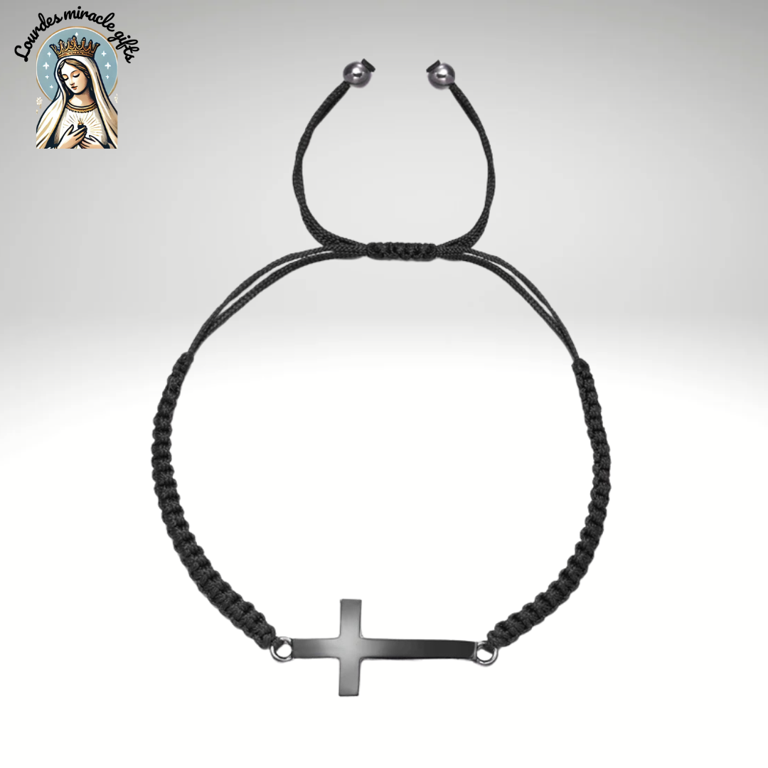 Handmade Cross Braided Prayer Bracelet