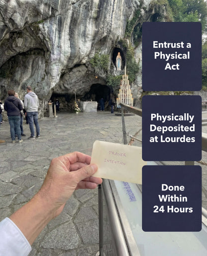 Have Your Prayer Placed at the Grotto of Lourdes